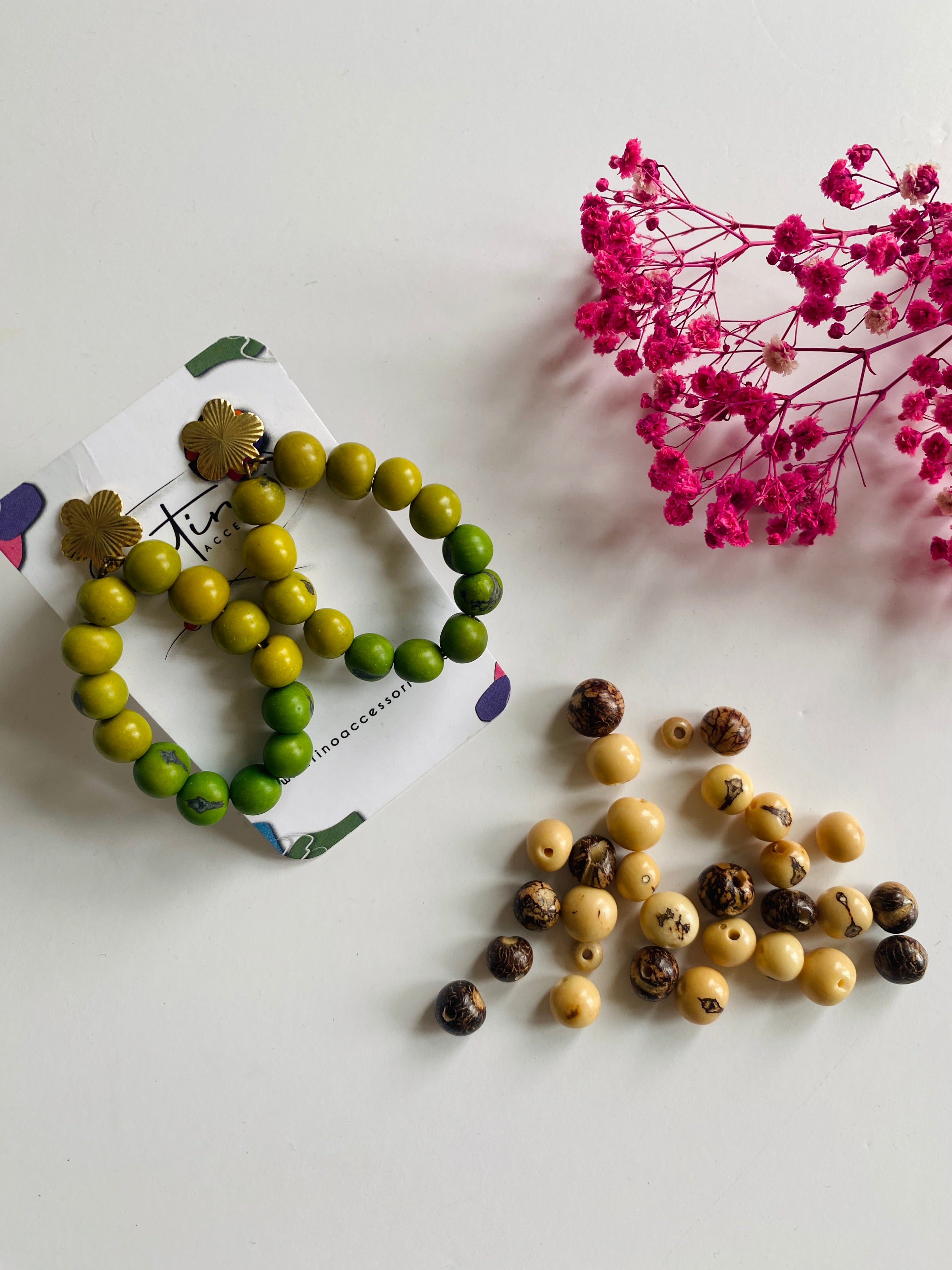 Green Açai Earrings